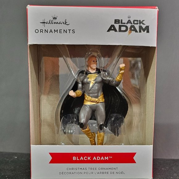 DC Comics BLACK ADAM MOVIE Hallmark Christmas Ornament NEW in Box - Picture 3 of 5